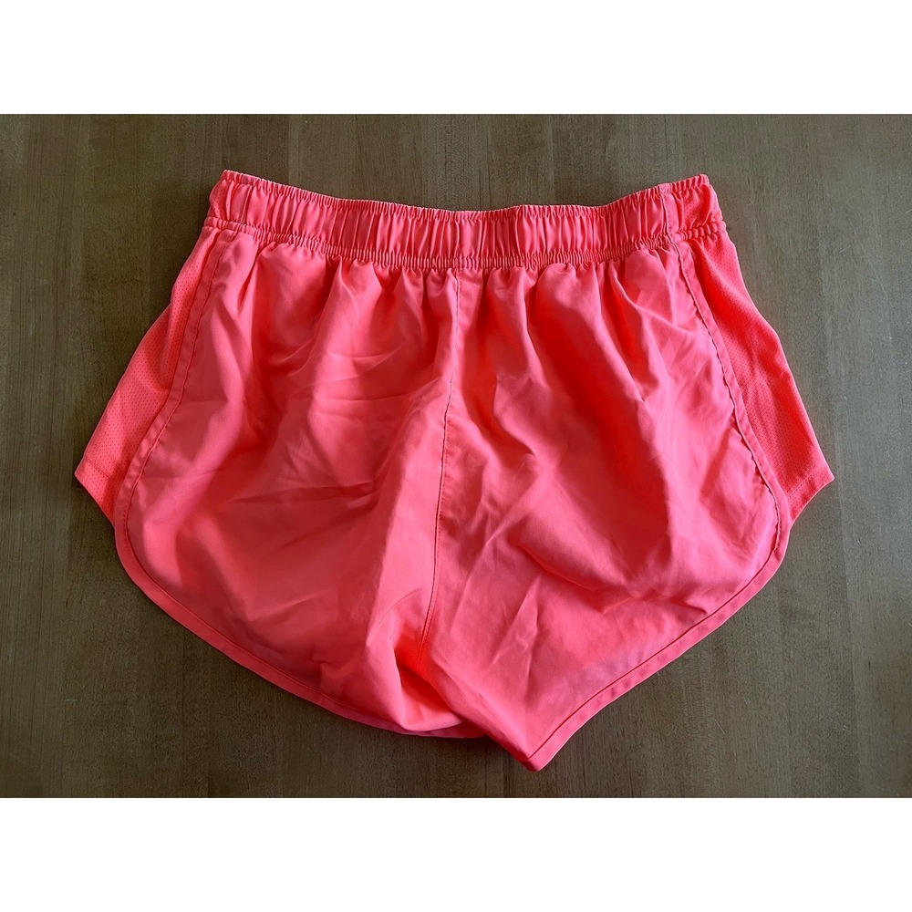 Nike Fast Dri Fit Tempo Short Womens Sz M Medium Coral Orange Athletic Run Track - Picture 6 of 9